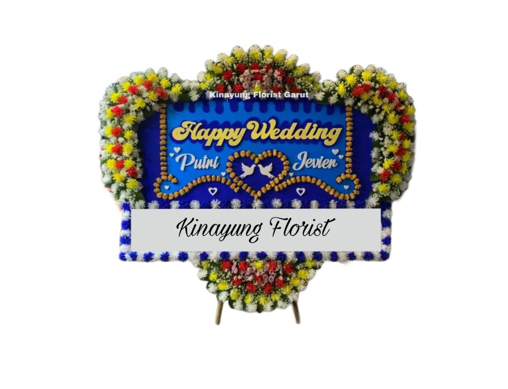 Bunga Papan Wedding Terbaik 1,3jt